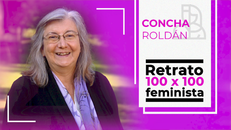 Objetivo Igualdad - Retrato 100x100 feminista: Concha Roldán, filósofa