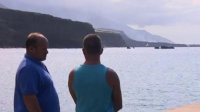 El patrón de la cofradía de Tazacorte perdió su hogar y su trabajo por la erupción: "Es un camino al que no vemos un final" 