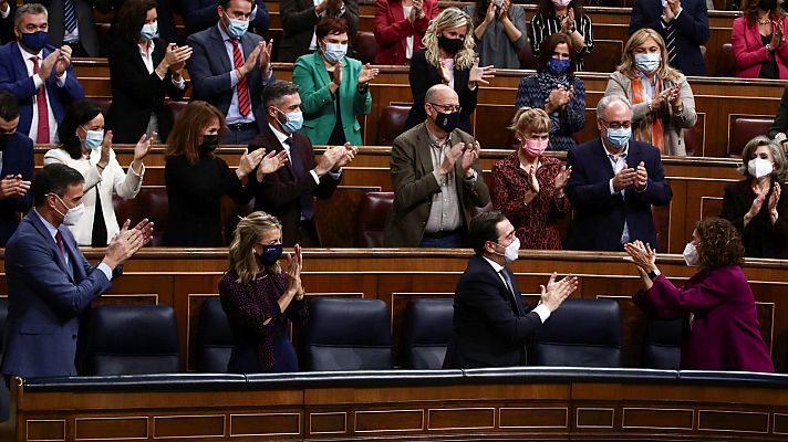 El Gobierno salva el primer examen de los Presupuestos pero sus socios advierten: "No es un cheque en blanco"                 