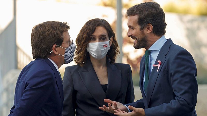 La pugna por liderar el PP de Madrid se intensifica: Almeida plantea una tercera vía y Ayuso lo rechaza  