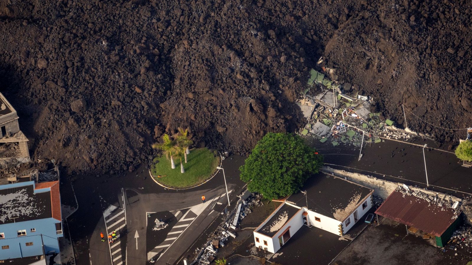 El volcán de La Palma a través del objetivo de Morenatti