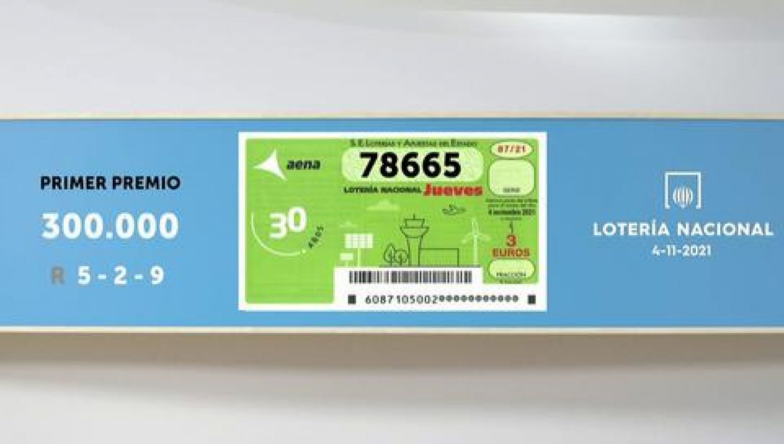 Sorteo de la Lotería Nacional del 04/11/2021 - Ver ahora