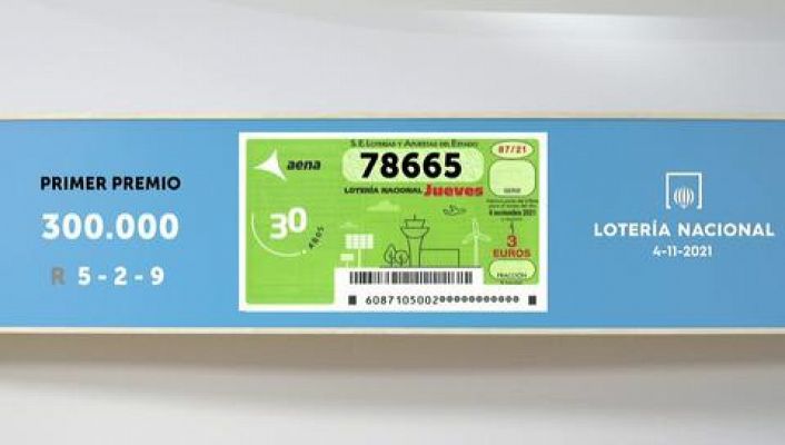 SELAE - Sorteo de la Lotería Nacional del 04/11/2021