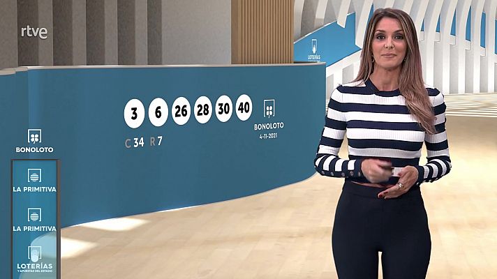 Loterías - Sorteo de la Lotería Nacional, Bonoloto, Primitiva y Jóker del 04/11/2021