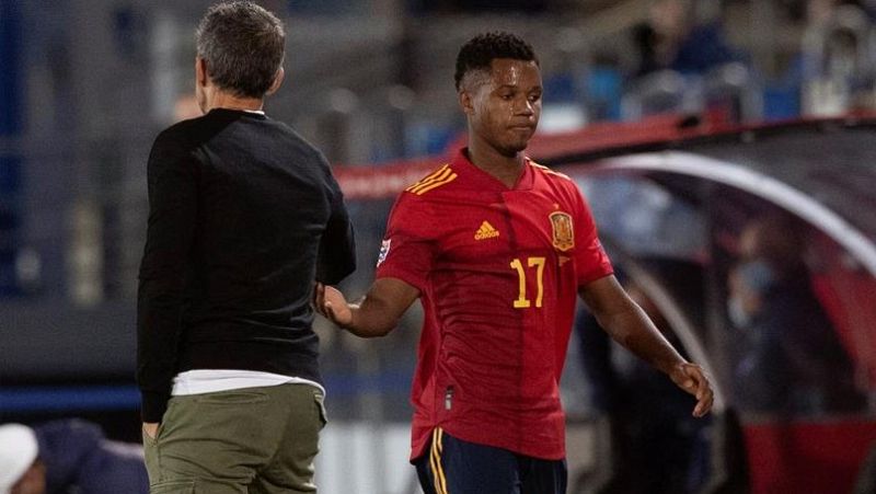 Luis Enrique : "Ansu Fati es especial, vamos a tener cuidado con él y con todos"