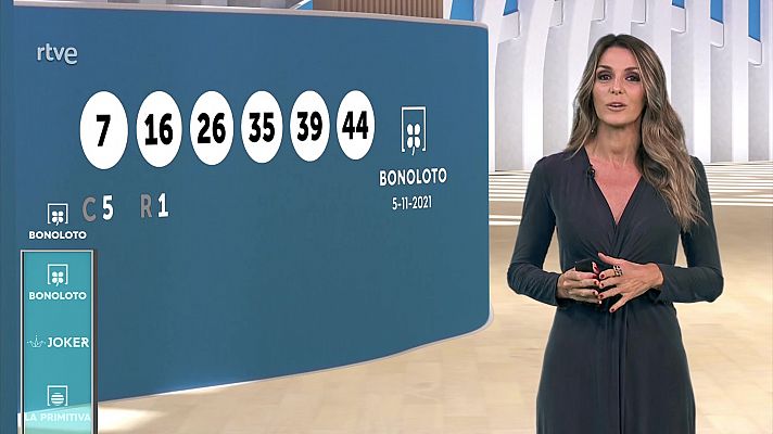 Loterías - Sorteo de la Bonoloto y Euromillones del 05/11/2021