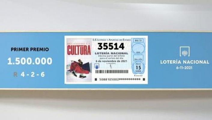 SELAE - Sorteo de la Lotería Nacional del 06/11/2021
