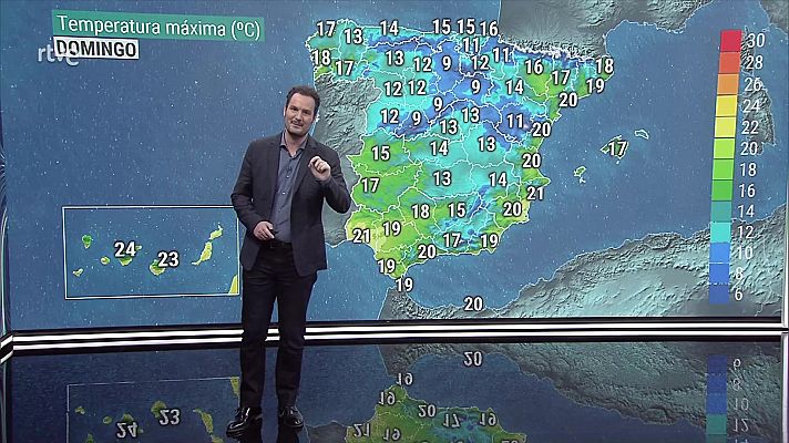 El tiempo - Precipitaciones localmente fuertes en la mitad este de Baleares. Vientos fuertes con rachas muy fuertes en el Ampurdán y Baleares