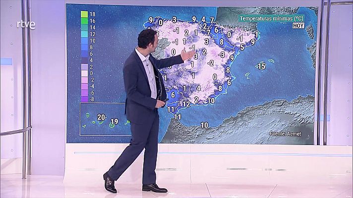 Vientos fuertes con rachas muy fuertes en el Ampurdán y Baleares, e intervalos de fuerte en el valle del Ebro, Pirineos y Canarias 