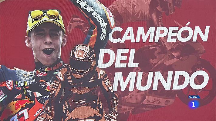 Pedro Acosta, campeón del mundo, el español más joven en lograrlo