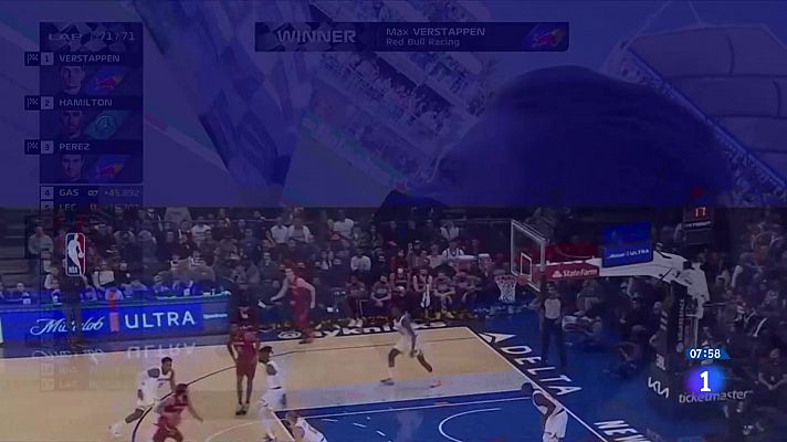 Telediario Matinal - Ricky Rubio lidera a los Cavaliers con 37 puntos, su mejor marca en la NBA