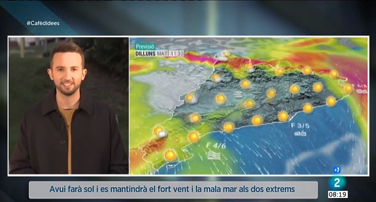 El temps - Sol, fortes ventades i ambient més suau al migdia