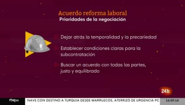 Acuerdo PSOE y Unidas Podemos para la reforma laboral