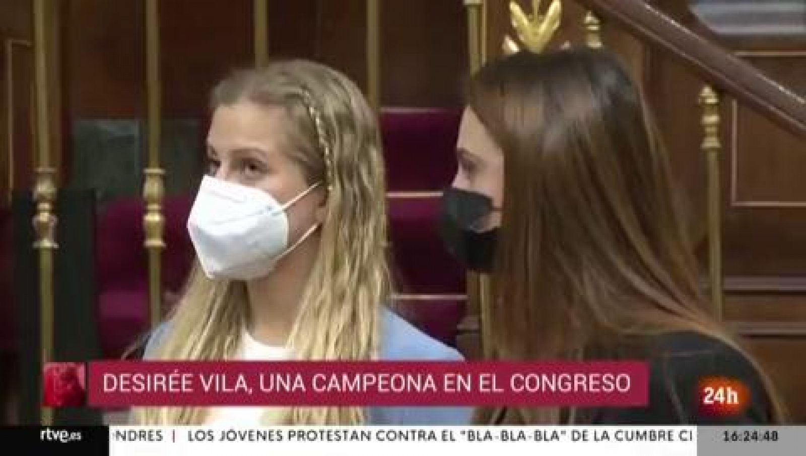 Parlamento - Conoce el Parlamento - Desireé Vila, una campeona de visita en el Congreso - 06/11/2021