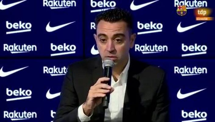 Fútbol - Xavi Hernández: "Venimos con una idea muy clara. Jugar bien es la intención"