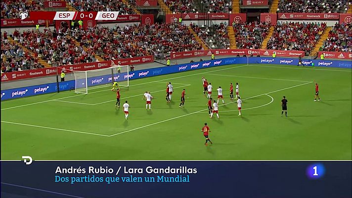 Telediario 2 - Tres jugadores llegan tocados a la selección española