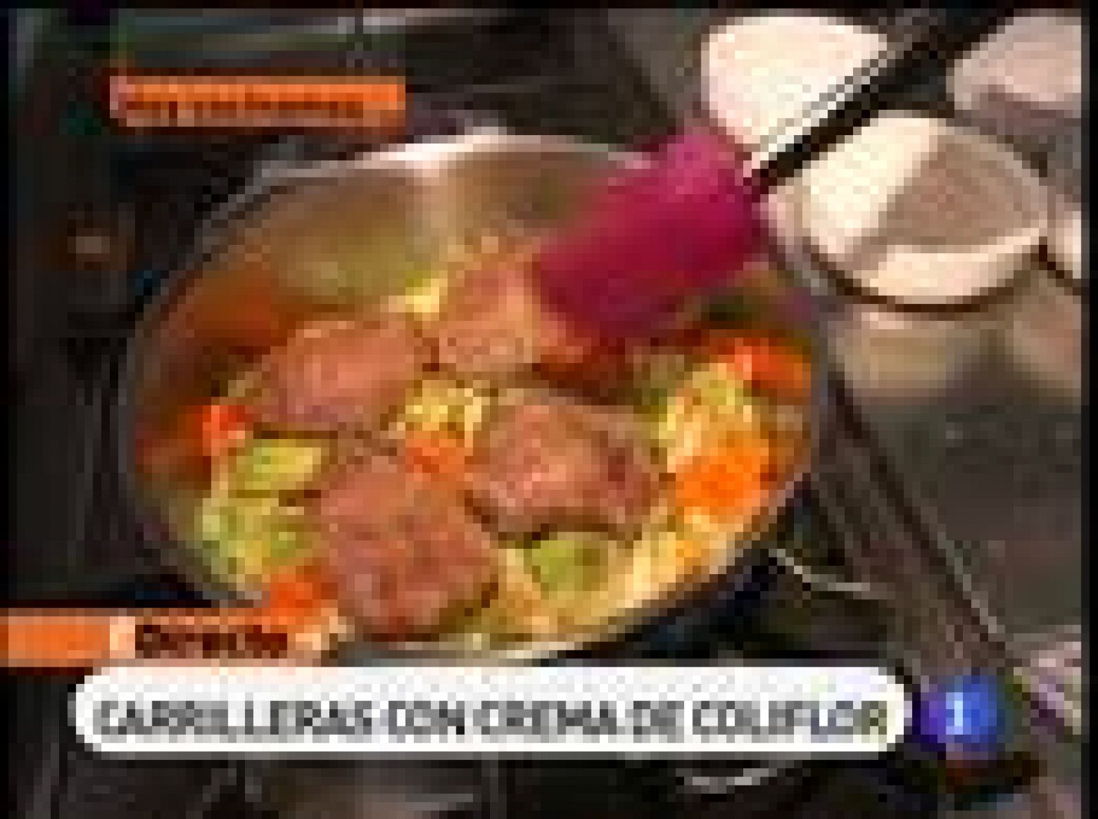 RTVE Cocina: Carrilleras con crema de coliflor | RTVE Play