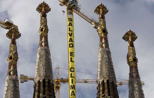 La Sagrada Familia, por el clima