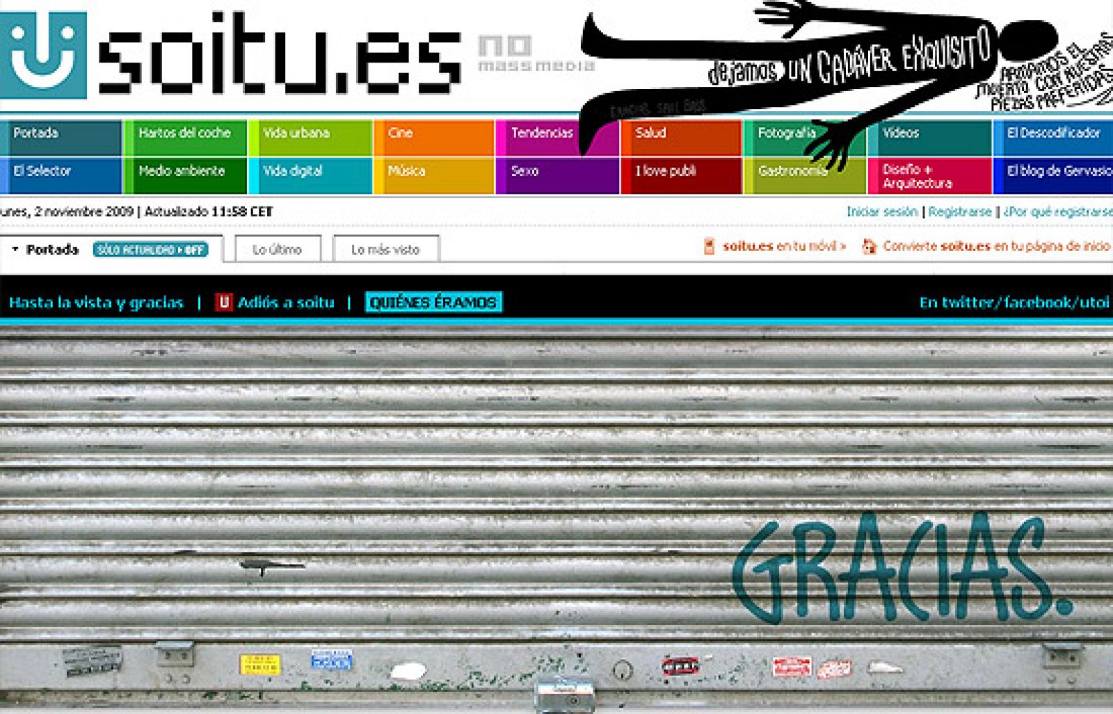 La 2  Noticias homenajea a Soitu.es en su despedida de la red.