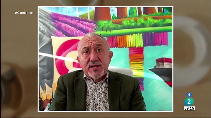 Cafè d'idees - Pepe Álvarez: "Amb nosaltres no pactaran el canvi de càlcul"