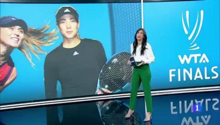 Telediario 2 - Muguruza cae ante Pliskova en su debut en las WTA Finals