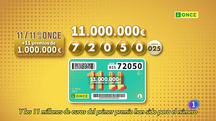 Sorteos ONCE - Sorteo ONCE - 11/11/21