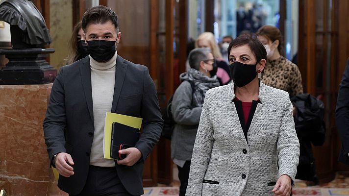 Informativo 24h - ERC y Bildu piden al Gobierno "hechos" y no "palabras" para apoyar los Presupuestos