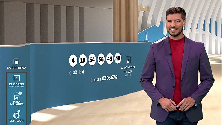Loterías - Sorteo de la Bonoloto y Primitiva del 13/11/2021