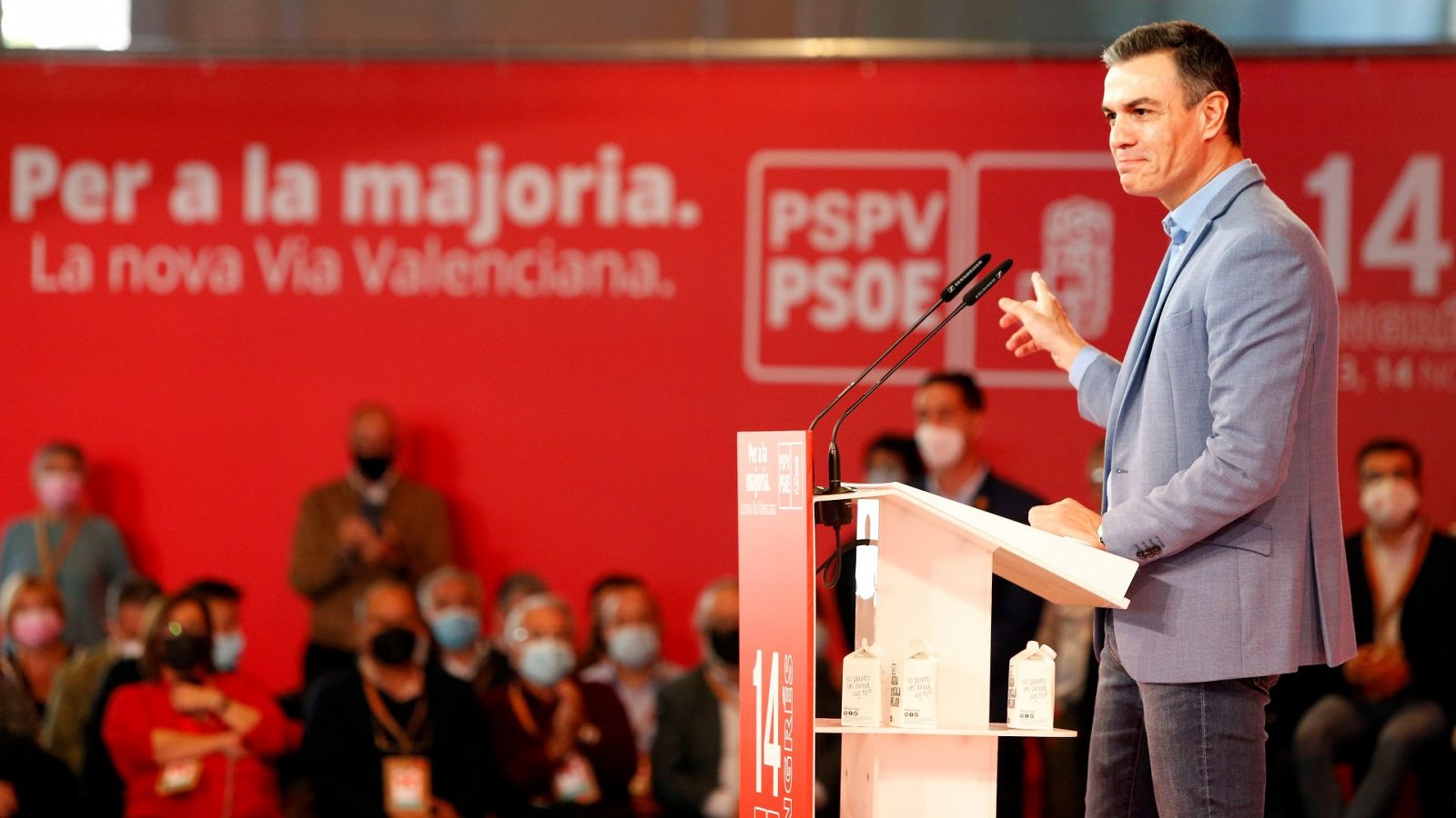 Sánchez clausura el 40º Congreso del PSOE en Valencia con varios anuncios