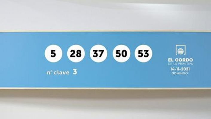 SELAE - Sorteo de la Lotería Gordo de la Primitiva del 14/11/2021