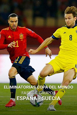 Fútbol - Clasificación Mundial 2022: España - Suecia