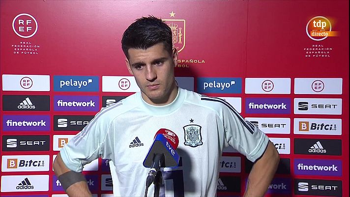 Fútbol - Morata: "Hemos trabajado mucho para lograr este objetivo"
