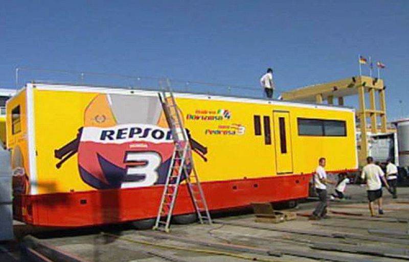 Cheste se prepara para acoger la fiesta final de MotoGP.