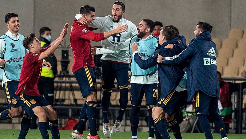 España celebra la clasificación al Mundial de Catar | Ver