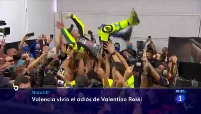 Telediario Matinal - Valentino Rossi se retira tras 26 temporadas