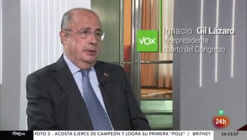 Parlamento - La entrevista - Ignacio Gil Lázaro (VOX), vicepresidente cuarto del Congreso - 13/11/2021