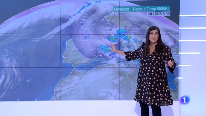 El temps - Pluja, neu, vent, mala mar i fred per començar la setmana