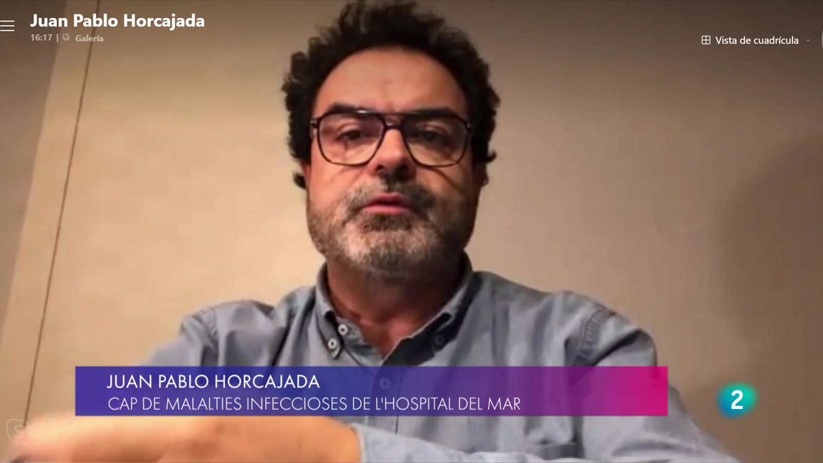Juan Pablo Horcajada: "La sisena onada comença a arribar als hospitals"