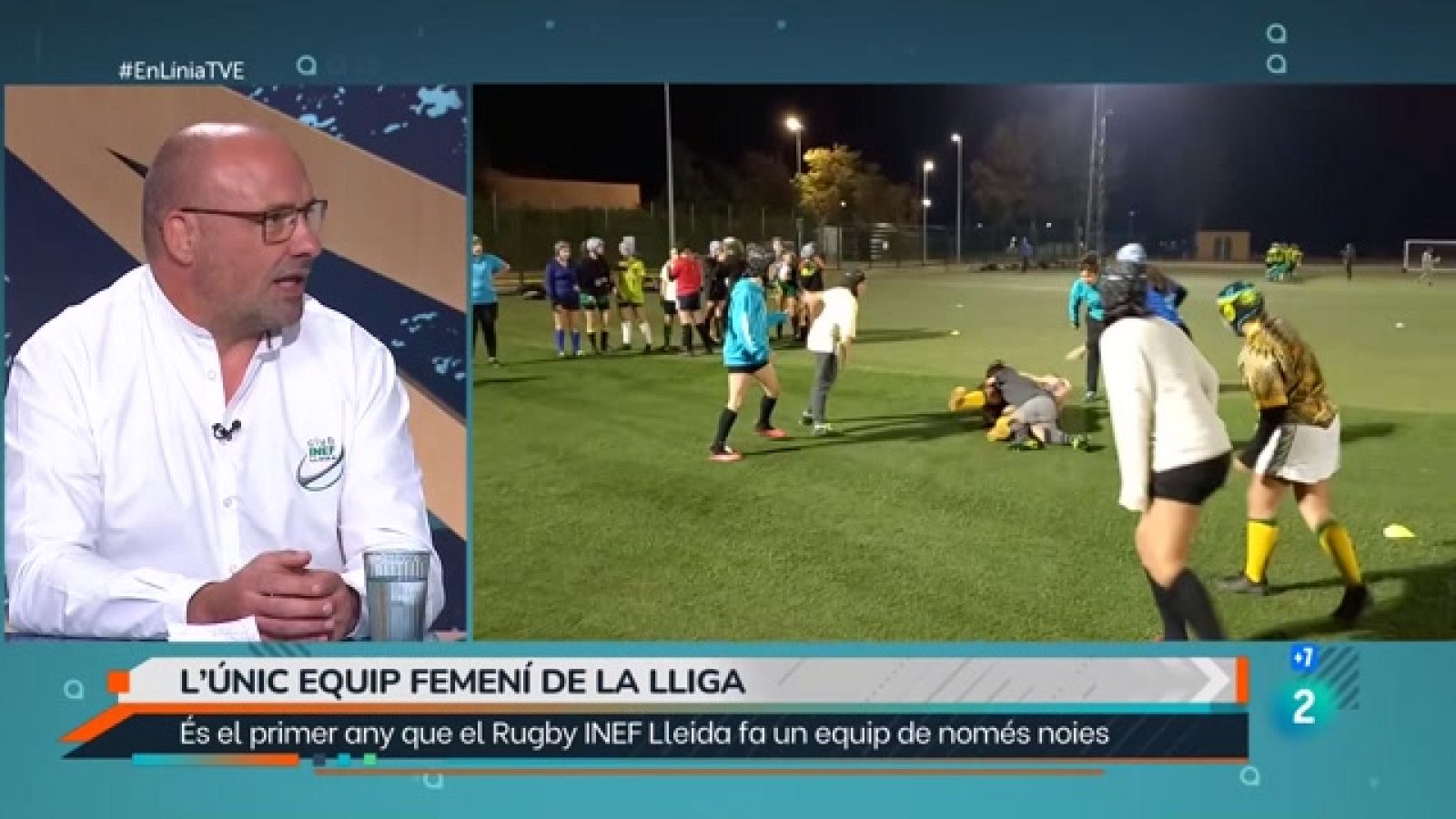 El primer equip de rugby femení de la lliga.