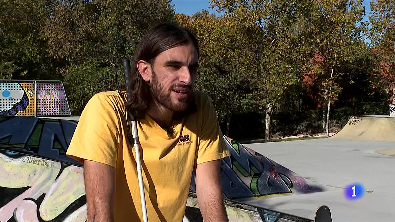 La historia de superación de Marcelo Lusardi, el único skater ciego reconocido en Europa -- Ver