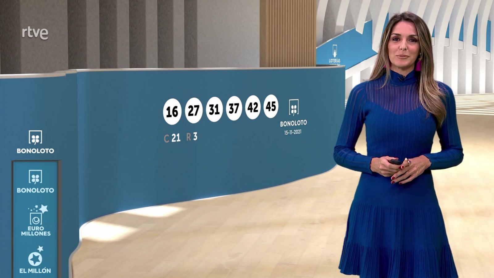 Sorteo de la Bonoloto del 15/11/2021 - ver ahora