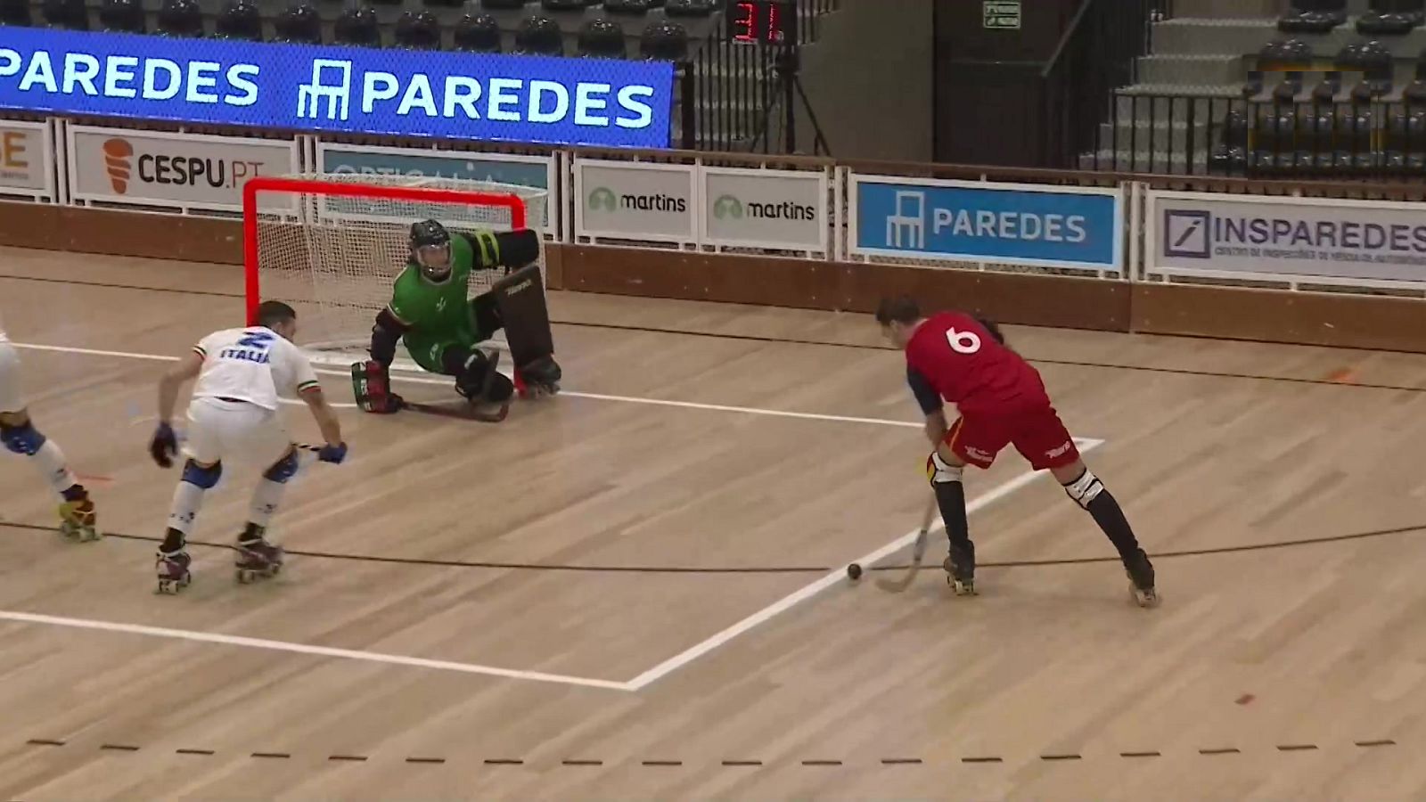 Hockey Patines - Campeonato de Europa: Italia - España - ver ahora