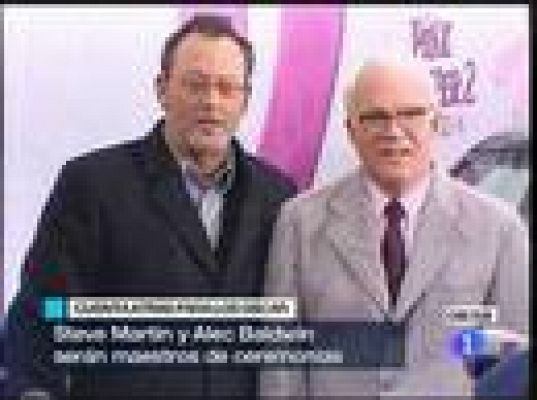  - S. Martin y A. Baldwin en los Oscar