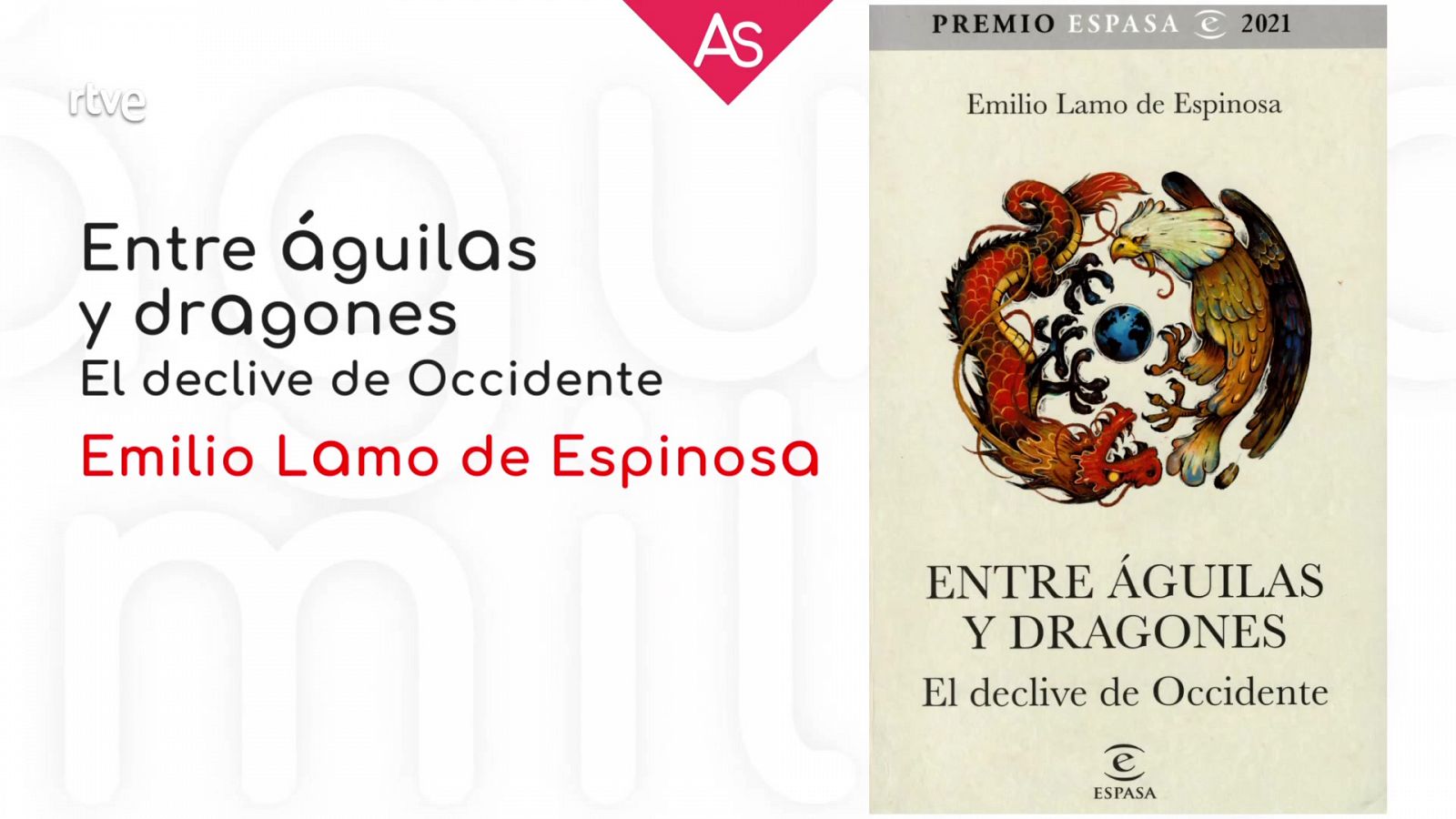 Reseñamos el ensayo 'Entre Águilas y Dragones' (2021), de Emilio Lamo de Espinosa