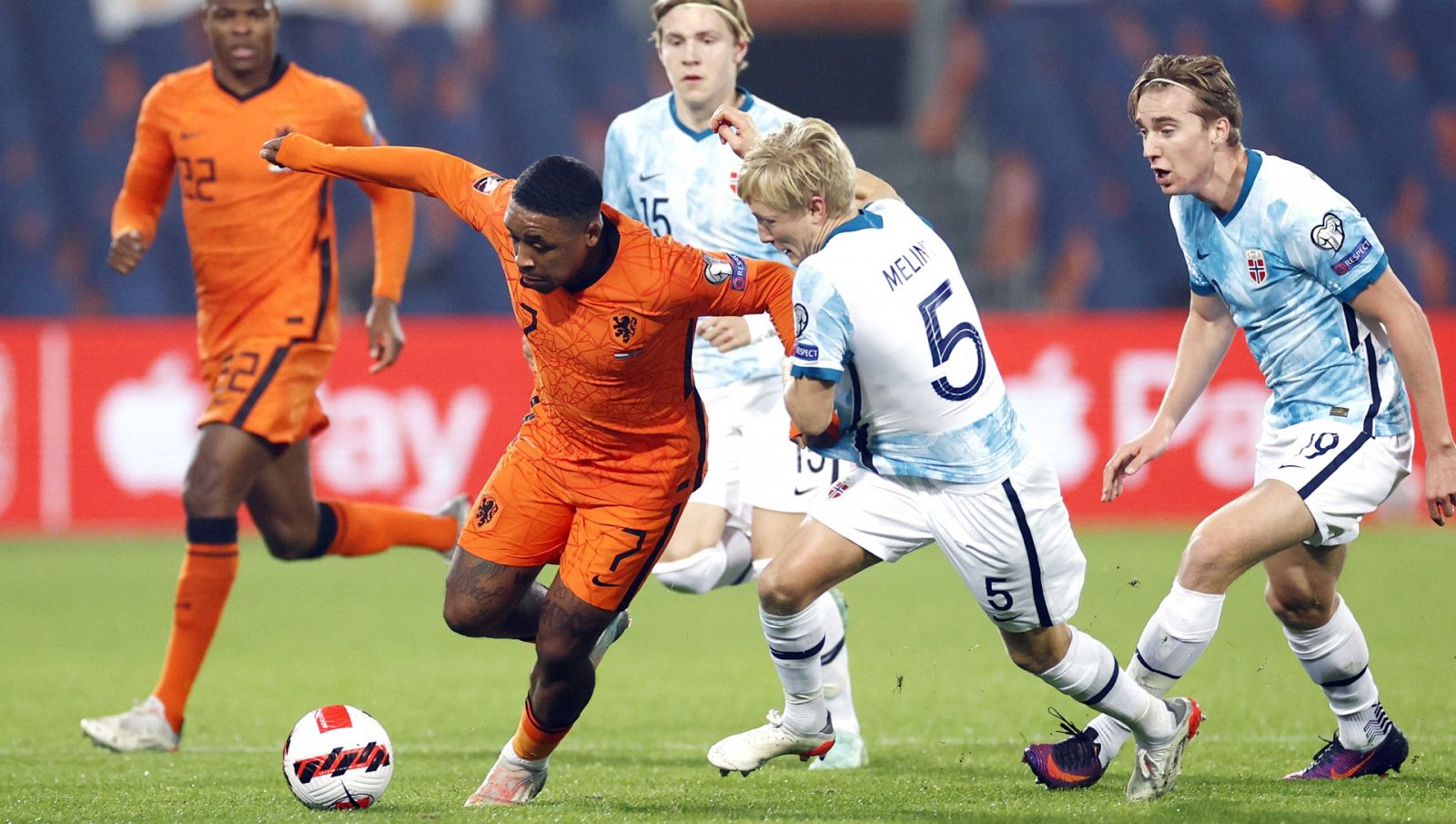 Fútbol: Países Bajos - Noruega