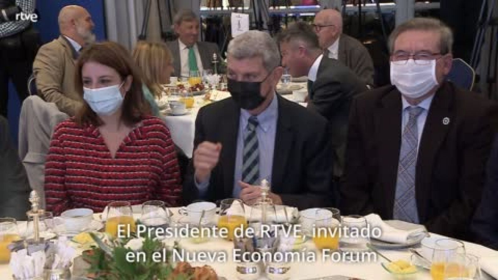 El presidente de RTVE, José Manuel Pérez Tornero, participa en Nueva Economía Fórum