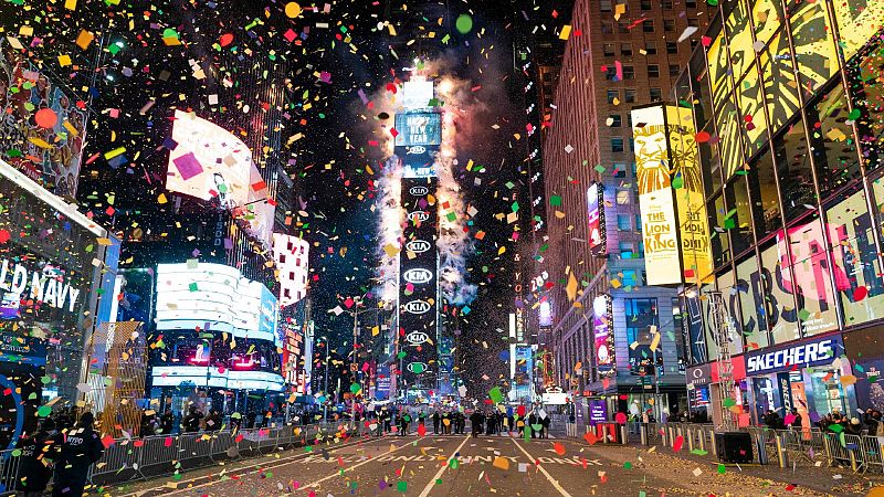 La Nochevieja vuelve a celebrarse en Times Square este año