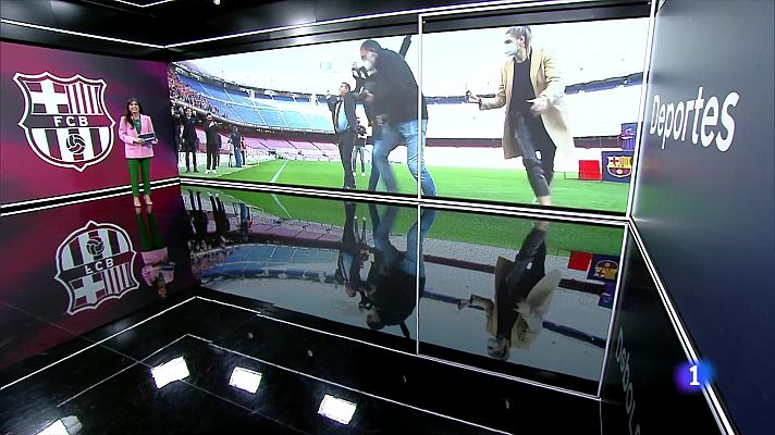 Telediario 1 - Dani Alves: "Vuelvo para hacer grande otra vez al Barça"