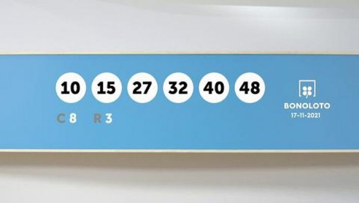 SELAE - Sorteo de la Lotería Bonoloto del 17/11/2021