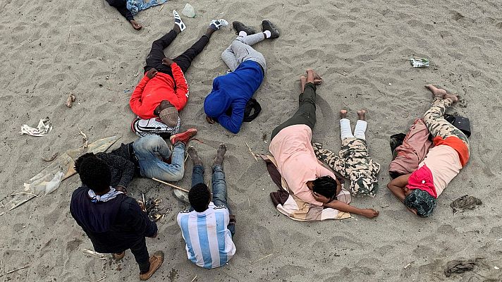 Telediario 2 - Las consecuencias de la crisis migratoria en Ceuta seis meses después